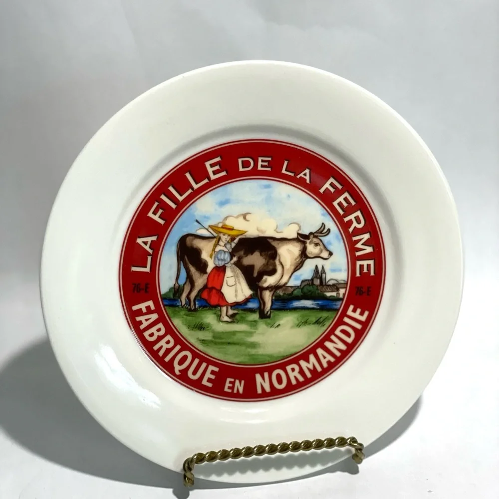 Vintage Restoration Hardware FRENCH Farmhouse appetizer lunch plates set of 4